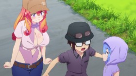 Kakushite! Makina-san!!  Episode 10 Story & Preview Images Released: Mamimi meets a mysterious robot by the riverbank…