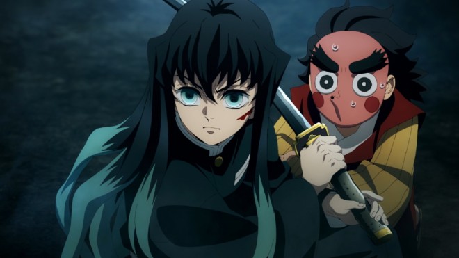 Episode 4 scene cuts from the third season of "Demon Slayer"