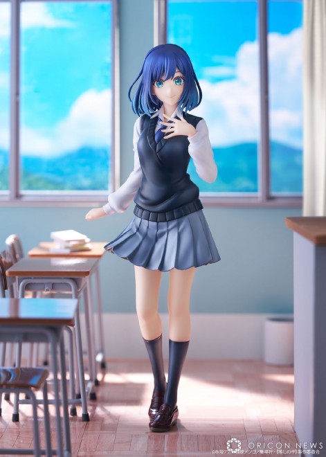 "Oshi no Ko" Akane Kurokawa, transformed into a figure in an ultra-mini skirt school uniform (C) Aka Akasaka x Mengo Yokoyari / Shueisha・"Oshi no Ko" Production Committee