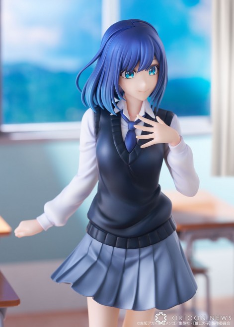 "Oshi no Ko" Akane Kurokawa, transformed into a figure in an ultra-mini skirt school uniform (C) Aka Akasaka x Mengo Yokoyari / Shueisha・"Oshi no Ko" Production Committee