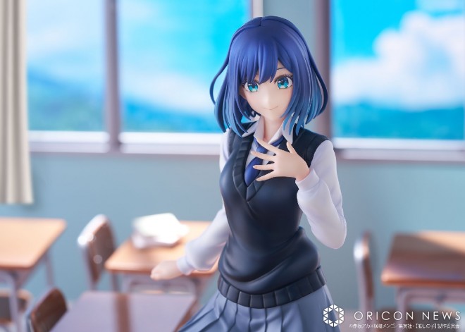 "Oshi no Ko" Akane Kurokawa, transformed into a figure in an ultra-mini skirt school uniform (C) Aka Akasaka x Mengo Yokoyari / Shueisha・"Oshi no Ko" Production Committee