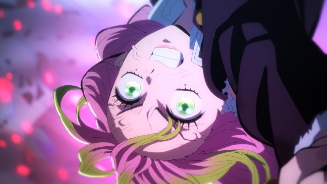 Episode 10 scene cuts from the third season of "Demon Slayer"