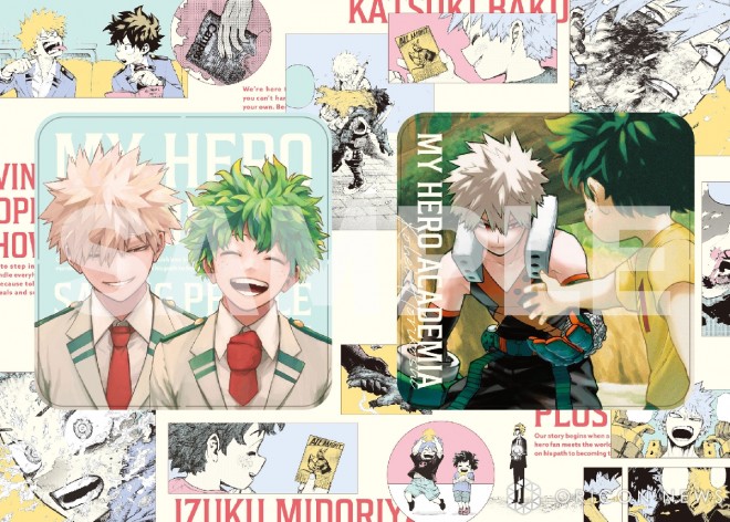 "My Hero Academia" coaster2 (C) Kohei Horikoshi/Shueisha