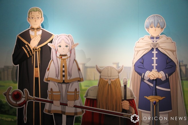 Unveiling of "Anime Frieren: Beyond Journey's End Exhibition – A Story that Begins After the Adventure Ends" (C) Yamada Kanehito & Abe Tsukasa / Shogakukan / "Frieren: Beyond Journey's End" Production Committee