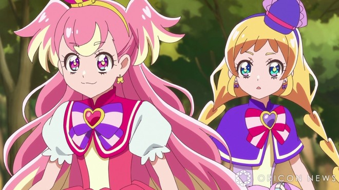 Scene cut from the anime "Wonderful Precure!" (C) ABC-A, Toei Animation