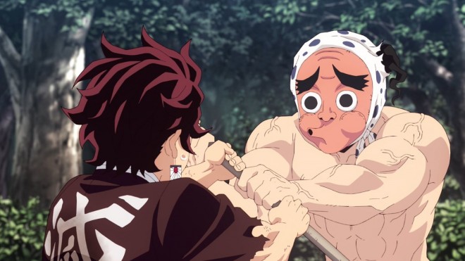 Scene from the TV anime "Demon Slayer: Kimetsu no Yaiba"
