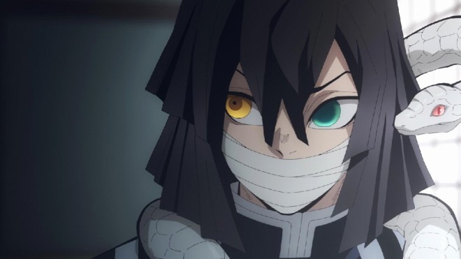 Obanai Iguro "Demon Slayer: Hashira Training Arc" scene cut