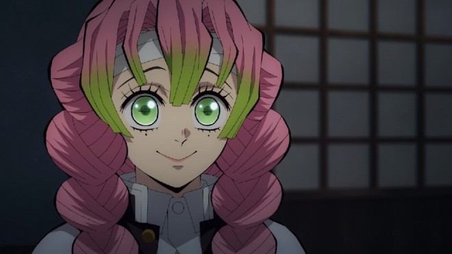 Mitsuri Kanroji "Demon Slayer: Hashira Training Arc" scene cut