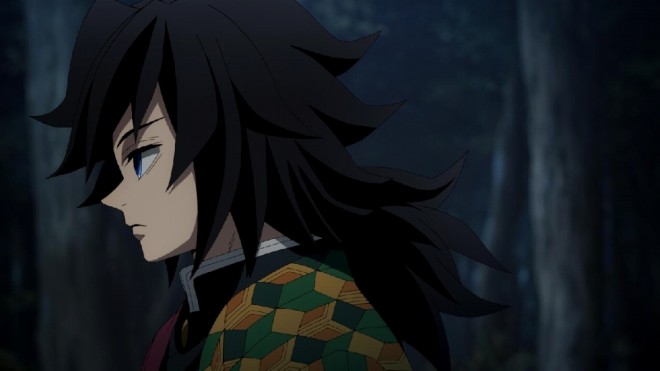 Giyu Tomioka "Demon Slayer: Hashira Training Arc" scene cut