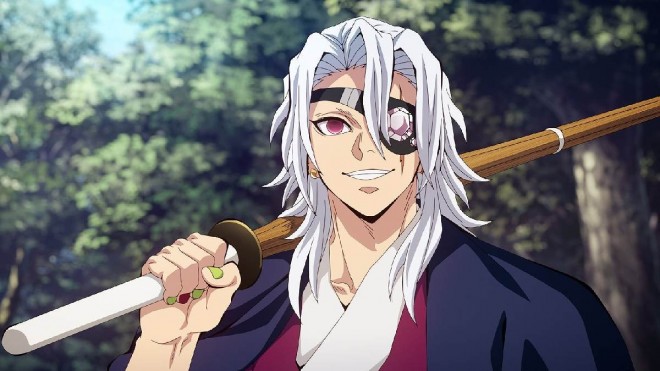 Scene cut from the TV anime "Demon Slayer: Kimetsu no Yaiba Hashira Training Arc"