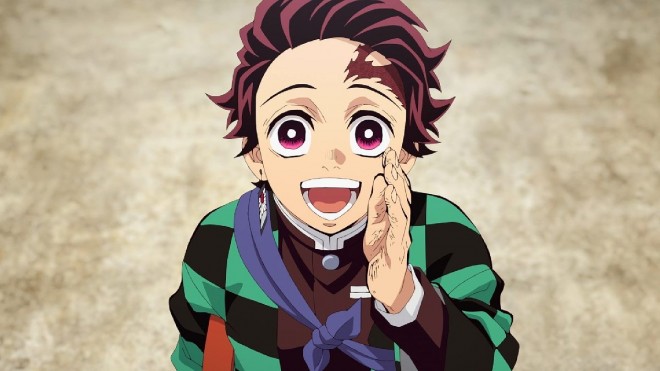 Scene cut from the TV anime "Demon Slayer: Kimetsu no Yaiba Hashira Training Arc"