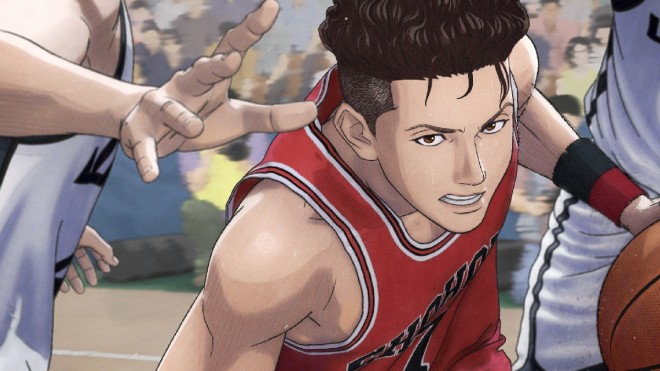 Scene cut from the movie "THE FIRST SLAM DUNK"