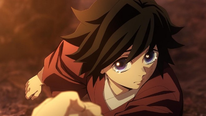 Scene cut from the TV anime "Demon Slayer: Kimetsu no Yaiba" Hashira Training Arc