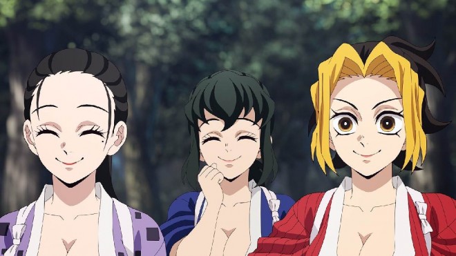 Scene cut from the TV anime "Demon Slayer: Kimetsu no Yaiba" Hashira Training Arc