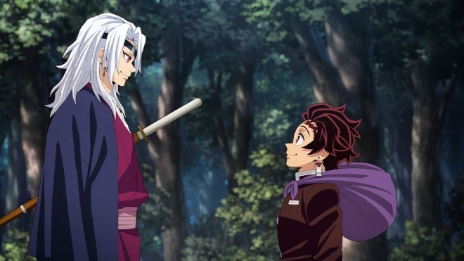 Scene cut from the TV anime "Demon Slayer: Kimetsu no Yaiba" Hashira Training Arc