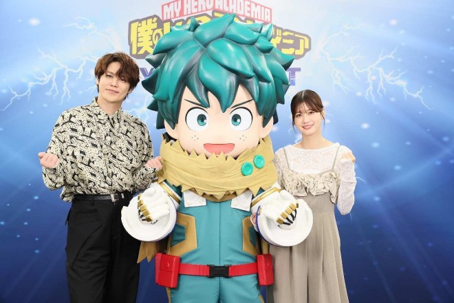Mamoru Miyano and Meru Nukumi, who will appear in the movie 'My Hero Academia: THE MOVIE Your Next'