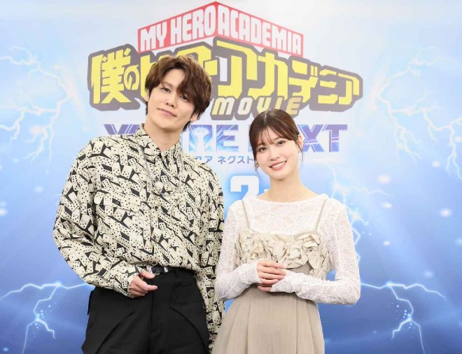 Mamoru Miyano and Meru Nukumi, who will appear in the movie 'My Hero Academia: THE MOVIE Your Next'