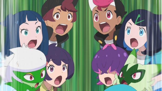 Scene from the 53rd episode of the popular anime "Pokémon"