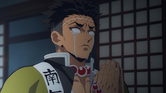 Scene from the TV anime "Demon Slayer: Hashira Training Arc"