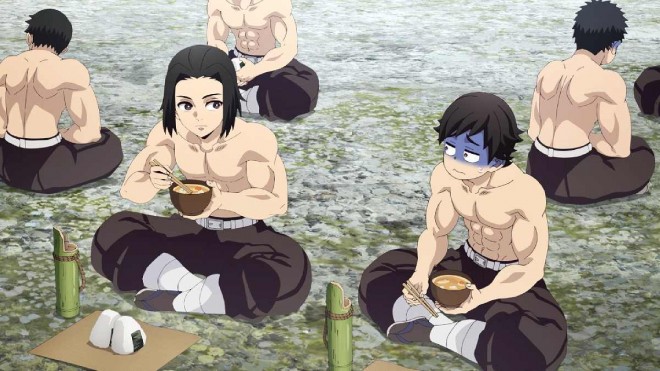 Scene from the TV anime "Demon Slayer: Hashira Training Arc"