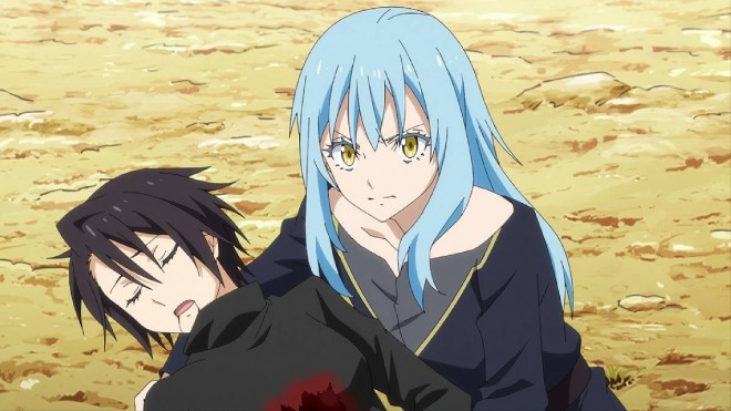 Scene cut from the third season of "That Time I Got Reincarnated as a Slime"(Tensura) 