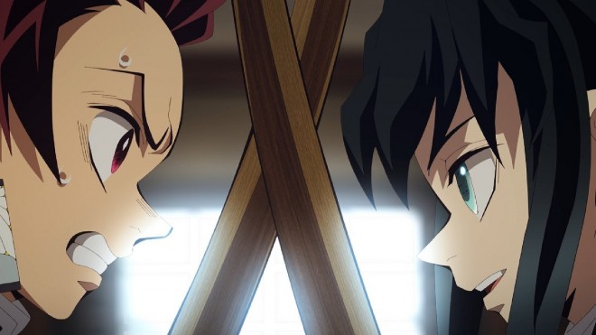 Scene from the TV anime 'Demon Slayer' Hashira Training Arc