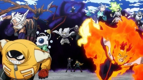 Scene cut from Season 7 of "My Hero Academia"