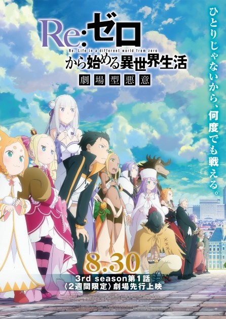 (C) Tappei Nagatsuki, KADOKAWA Corporation / Re Zero - Starting Life in Another World Season 3 Production Committee