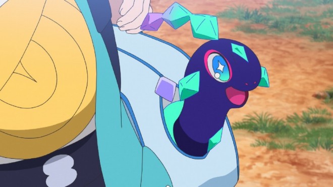 Scene cut from the TV anime "Pokémon horizon"  episode54