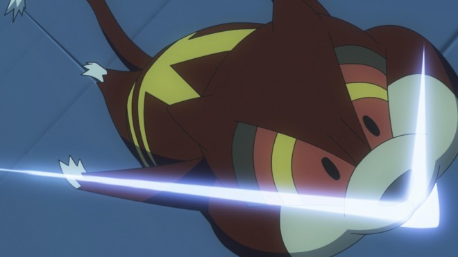 Scene cut from the TV anime "Pokémon horizon" episode54
