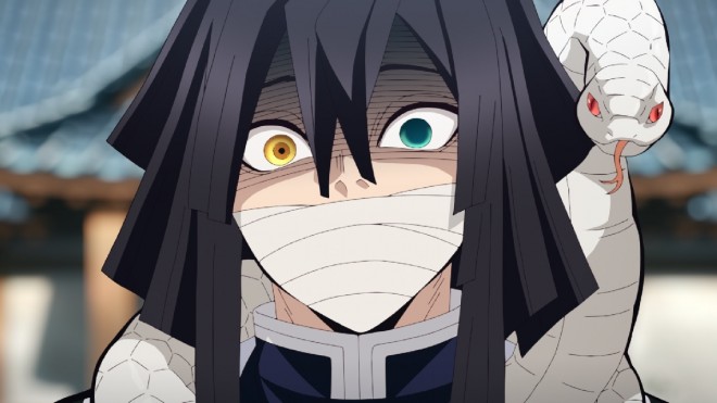 Scene from the TV anime 'Demon Slayer' Hashira Training Arc