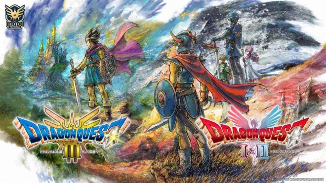 "HD-2D Dragon Quest I & II" remake illust