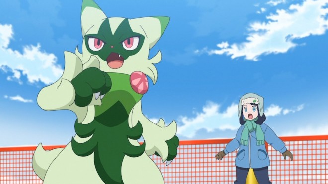 Floragato from Pokemon  Scene Cut from the TV Anime "Pokémon" 