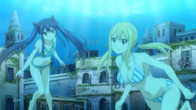 Scene cuts from FAIRY TAIL 100 Years Quest Episode 2
