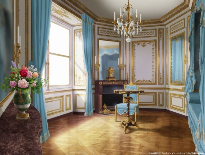 Palace of Versailles, Marie Antoinette's Private Room – Theatrical Anime "The Rose of Versailles"