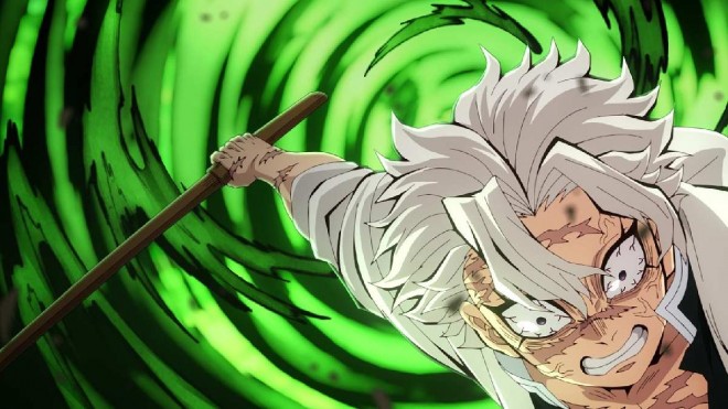 Scene from the TV anime 'Demon Slayer' Hashira Training Arc