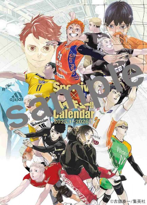 special 'Haikyuu!!' calendar