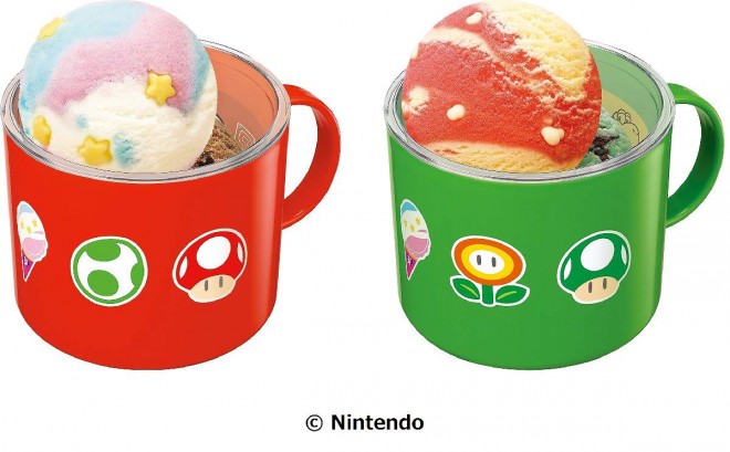 Baskin-Robbins "Super Mario Souvenir Cup Pair Set"