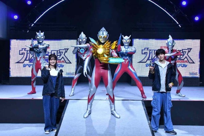 Photos from the opening ceremony of the "Ultraman Heroes EXPO 2024 Summer Festival in Ikebukuro Sunshine City"