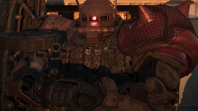Scene from "Mobile Suit Gundam: Requiem of Vengeance"