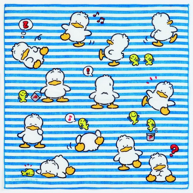 The first product, a gauze handkerchief, was released in February 1990