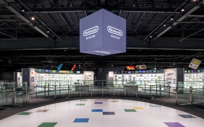 Interior of the Nintendo Museum 