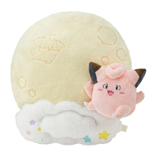 Front of Glow-in-the-Dark Cushion Moon-Viewing Clefairy