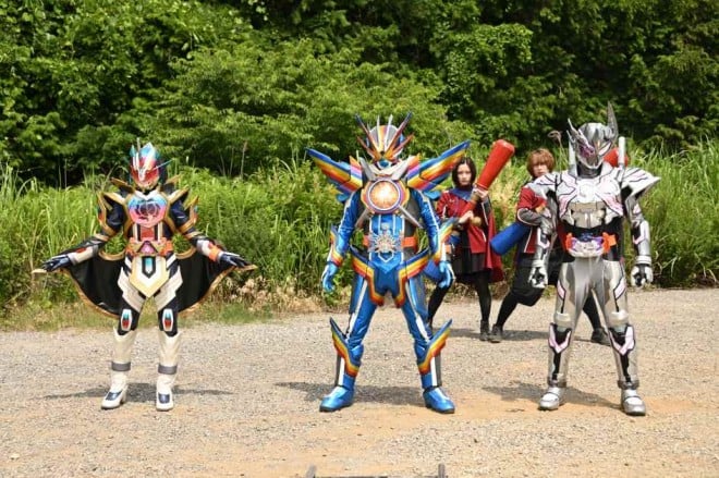From the final episode of "Kamen Rider Gotchard"