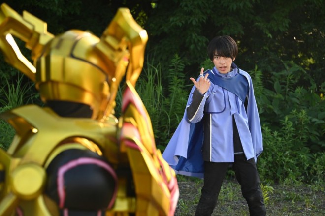 From the final episode of "Kamen Rider Gotchard"