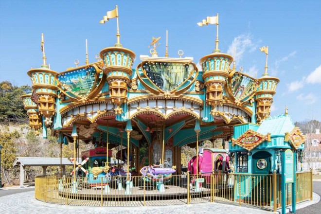 The Merry-Go-Round in Witch's Valley at Ghibli Park