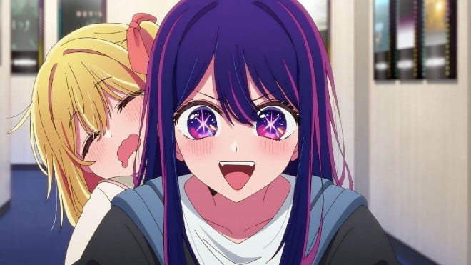 Scene cut from the TV anime "Oshi no Ko"