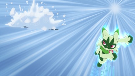 Scene from the Pokémon anime