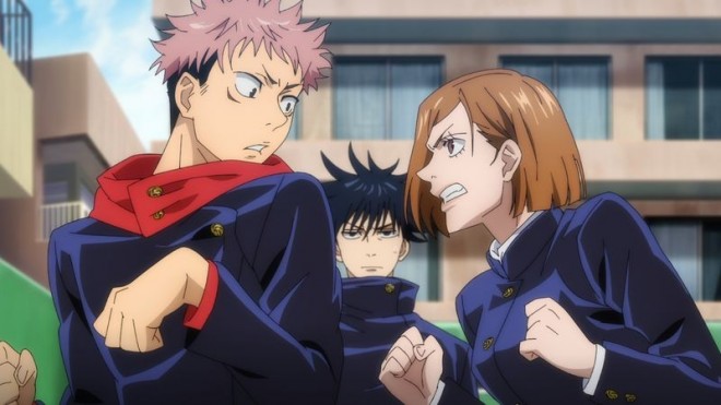 Itadori x Kugisaki via JJK EP3