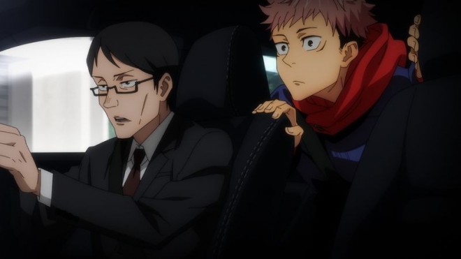 Kiyotaka Ichiji and Yuji Itadori via JJK EP10